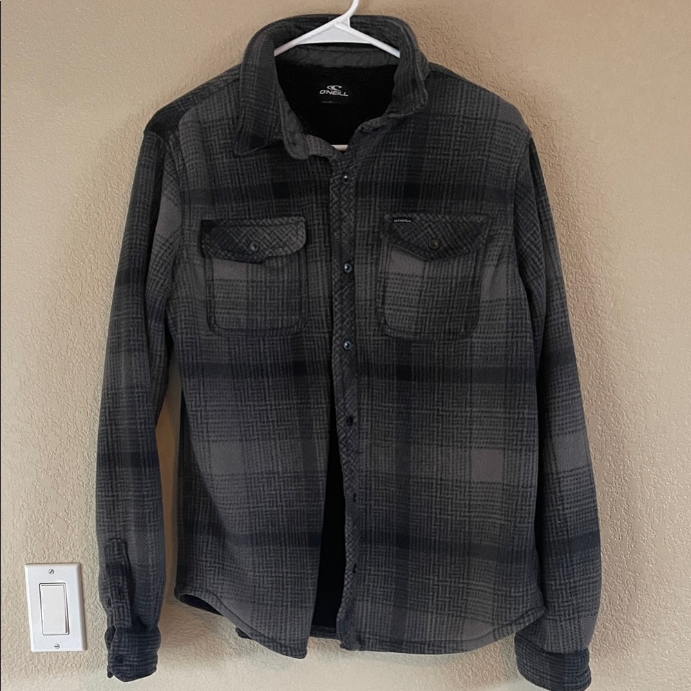 O'Neill Black and Gray Fleece Jacket